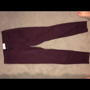 Rachel Roy maroon jeans